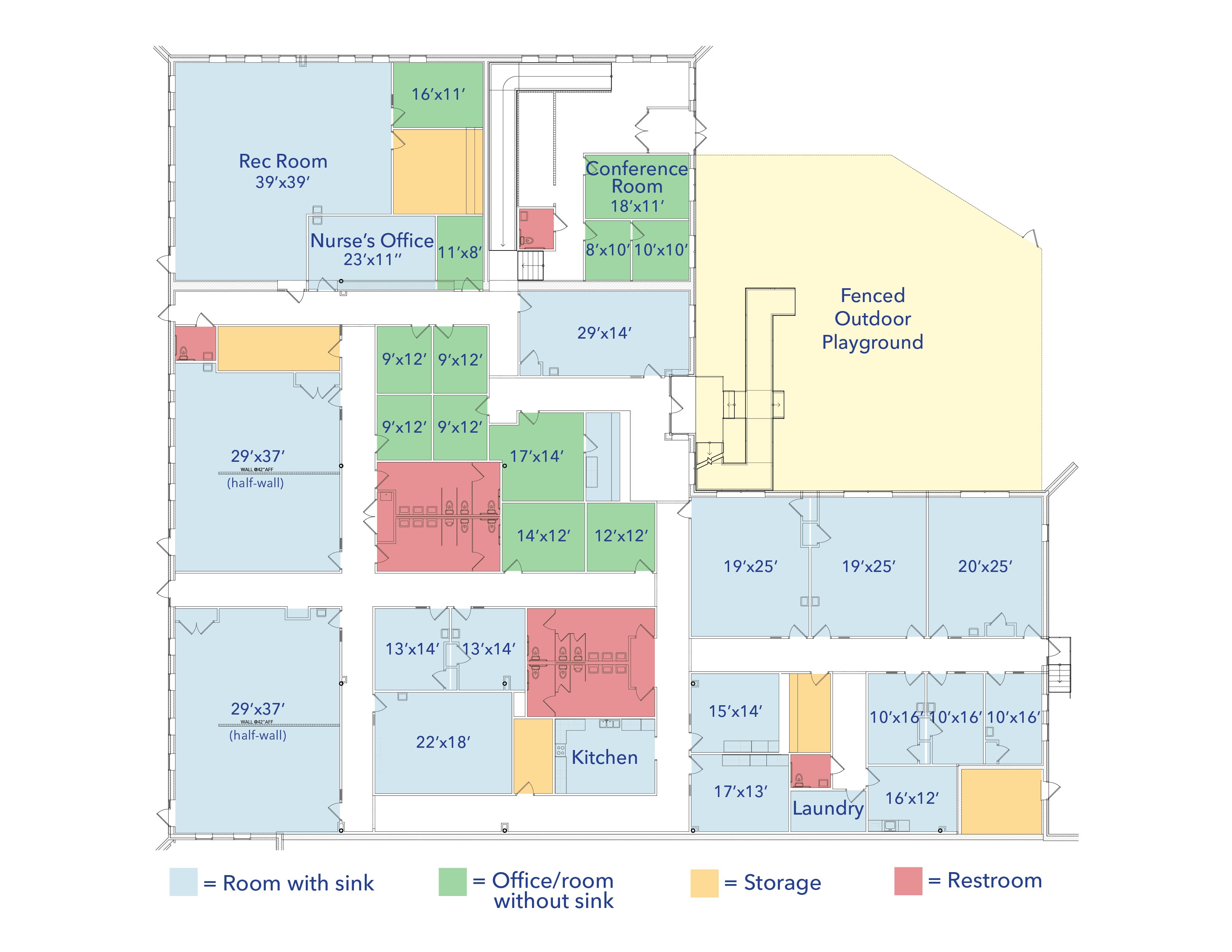 3610 Commerce Drive floor plan labeled